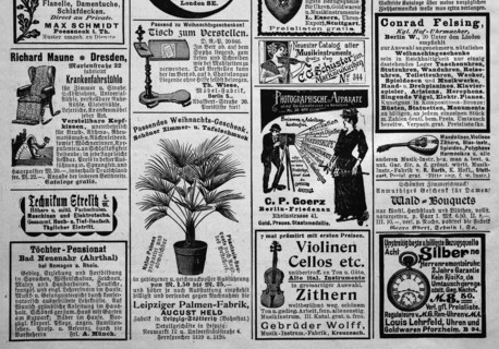 Advertising in the year 1890
