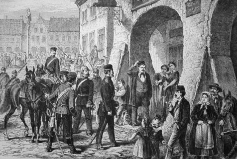 Billeting of soldiers in bohemia