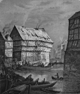 Town canal, waterway