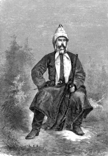 Prince suwarow in hunting costume