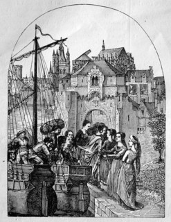 Arrival of st. ursula in cologne