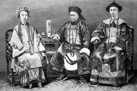 Military and civil mandarin men