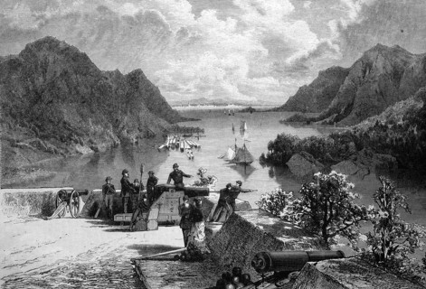 View over the hudson river