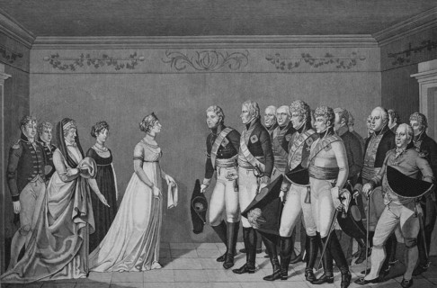 Queen luise with the emperor alexander i