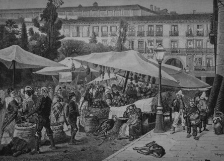 Christmas market in madrid