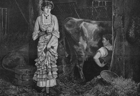 The first day of the milk diet