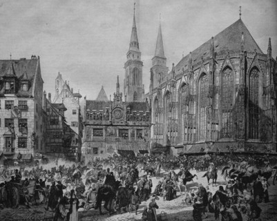 Entry of gustav adolf in nuremberg