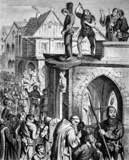 Man in the pillory
