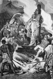 Croesus on the pyre