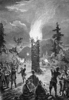 St. john's fire in finland