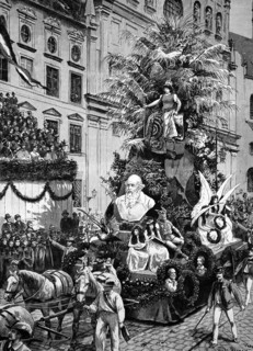 Float of the festival procession