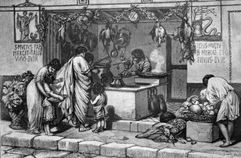 Ancient roman shop