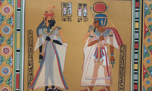 I. king amenhotep and wife