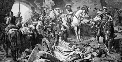 Entry of the victorious troops