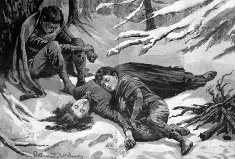 French expatriates in the blizzard