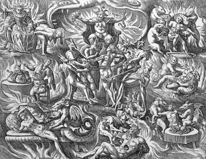 The agonies and horrors of hell,