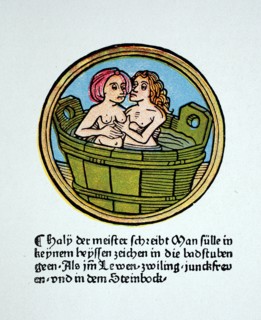 Bathing scene,
