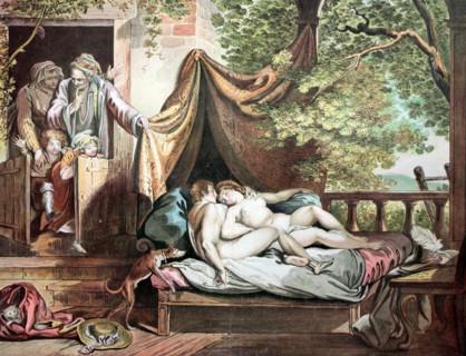 The surprised lovers