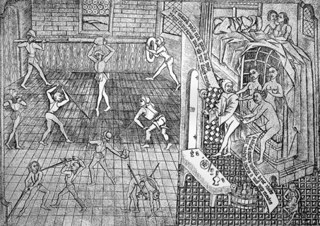 Fencing and a house