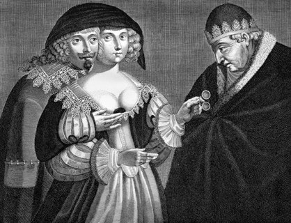 Satirical depiction