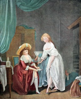 Women in the dressing room