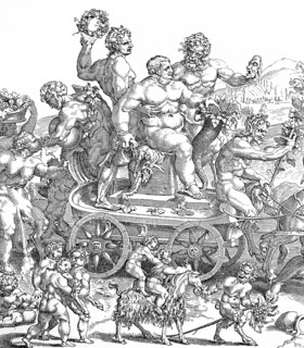 The procession of bacchus