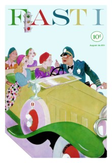 Motorcycle Cop Reprimands Society Debs 1931