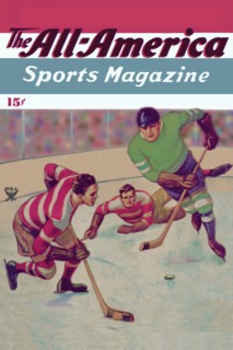 Two Players Converge on Puck 1935