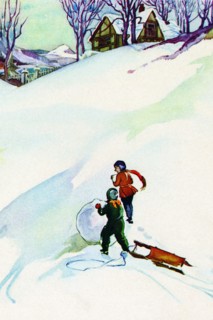 Beginning the Snowman