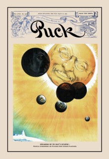 Puck Magazine: "Speaking of Today's Eclipse..." 1900