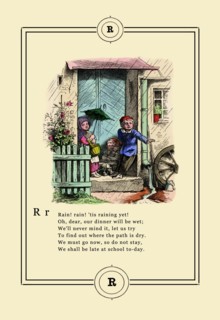 Little Lily's Alphabet: Rain! 1880