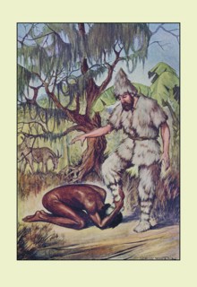 Robinson Crusoe: He Lays His Head Flat on the Ground 1914