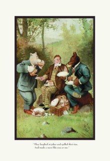 Teddy Roosevelt's Bears: Teddy B and Teddy G at a Picnic 1908
