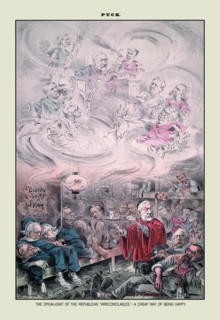 Puck Magazine: The Opium-Joint of the Republican