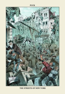 Puck Magazine: The Streets of New York
