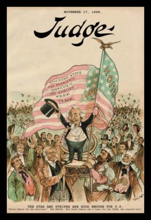 Judge Magazine: The Stars and Stripes are Good Enough for U.S. 1888