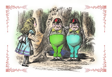 Through the Looking Glass: Tweedledum and Tweedledee