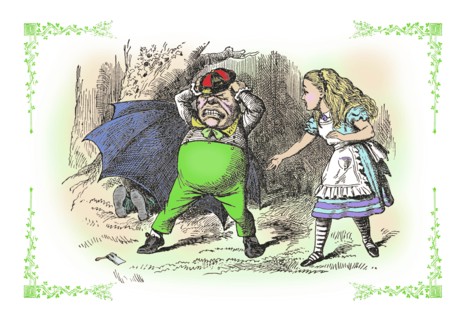 Through the Looking Glass: Tweedledum's Fuss