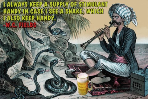 I always keep a supply of stimulant handy in case there is a snake which I also keep hands 2005