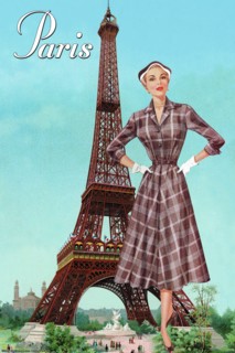 Paris Brown Plaid  Frock 2006