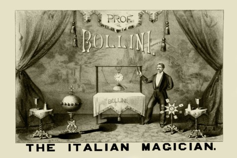 Professor Bollini; The Italian Magician 1879
