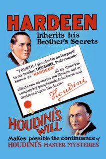 Hardeen inherits his brother's secrets 1936