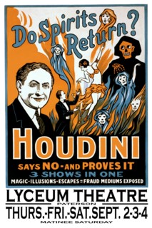 Do spirits return? Houdini says no 1909