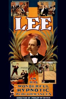 Lee in his wonderful hypnotic performances 1898