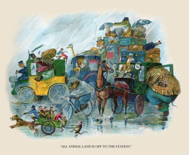 All Animal Land is off to the Station 1900