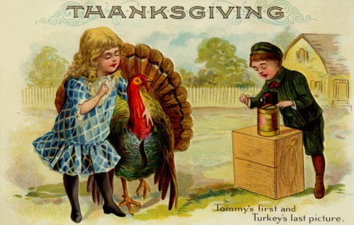 Thanksgiving; Tommy's First and Turkey's Last Picture