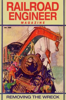 Railroad Engineer Magazine: Removing the Wreck 1936