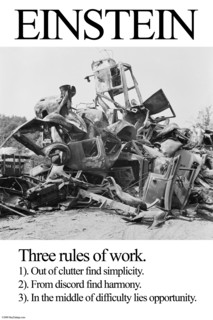 Einstein; Three Rules of Work 2009