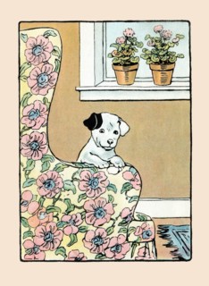 Lounge Chair Puppy 1914
