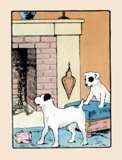Snip and Snap By the Fireplace 1914